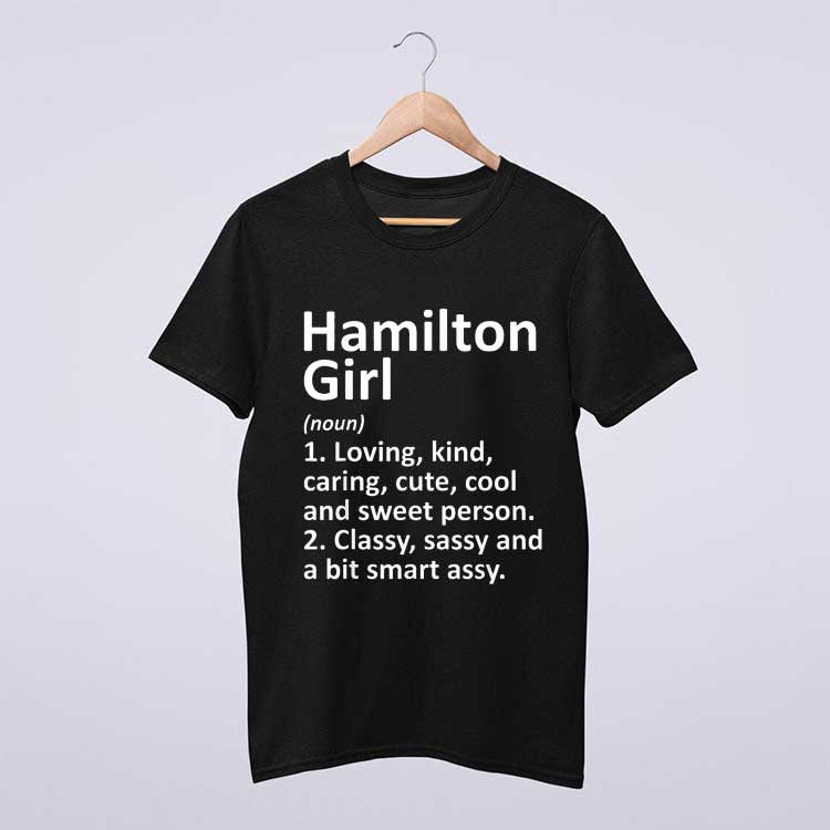 HAMILTON GIRL OH OHIO City Home Roots T Shirt