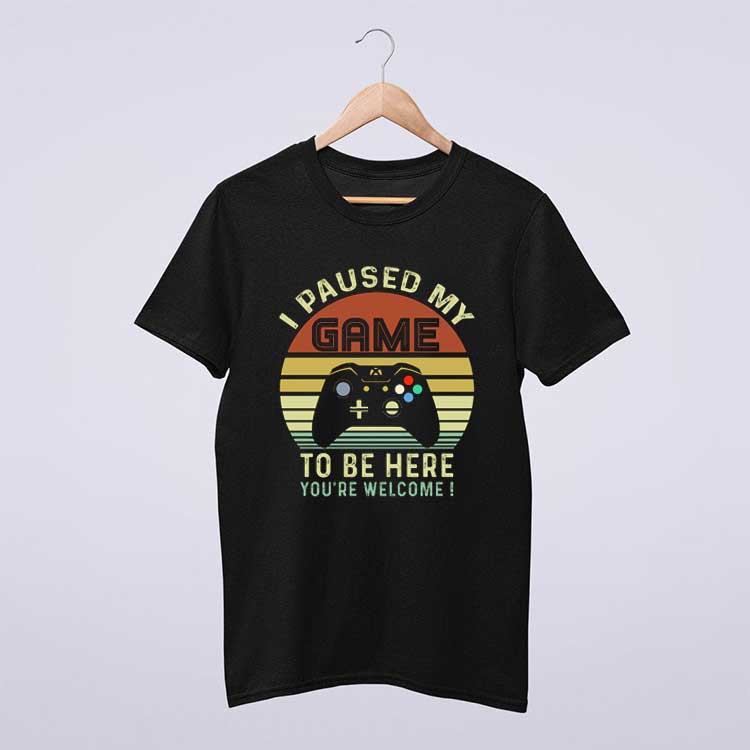 I Paused My Game To Be Here Vintage T Shirt