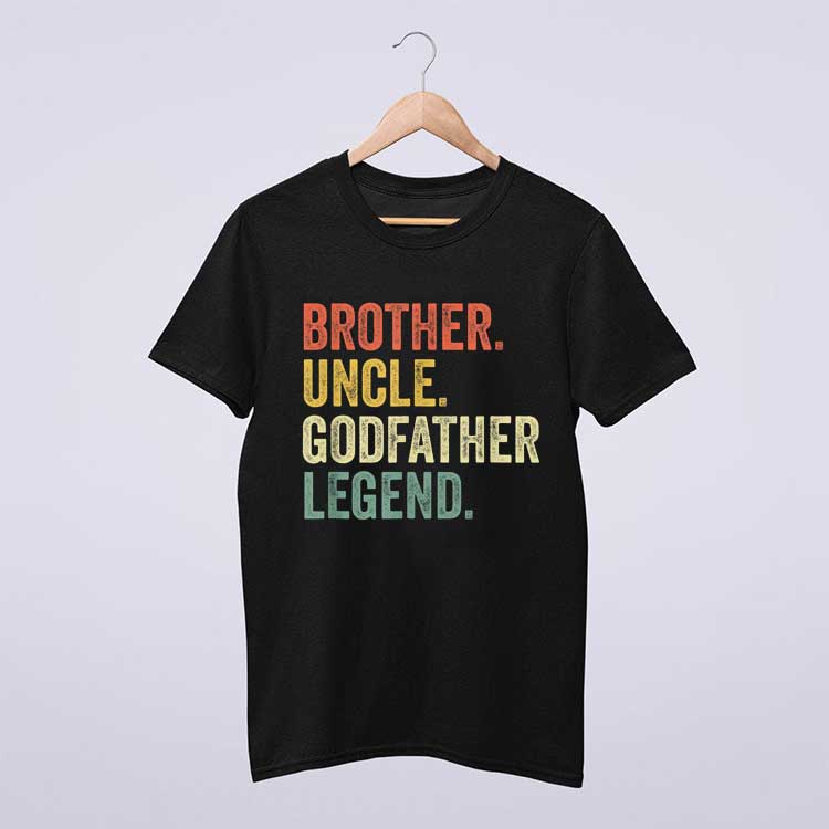 Uncle Godfather Gifts From Godchild Nephew Niece Vintage T Shirt