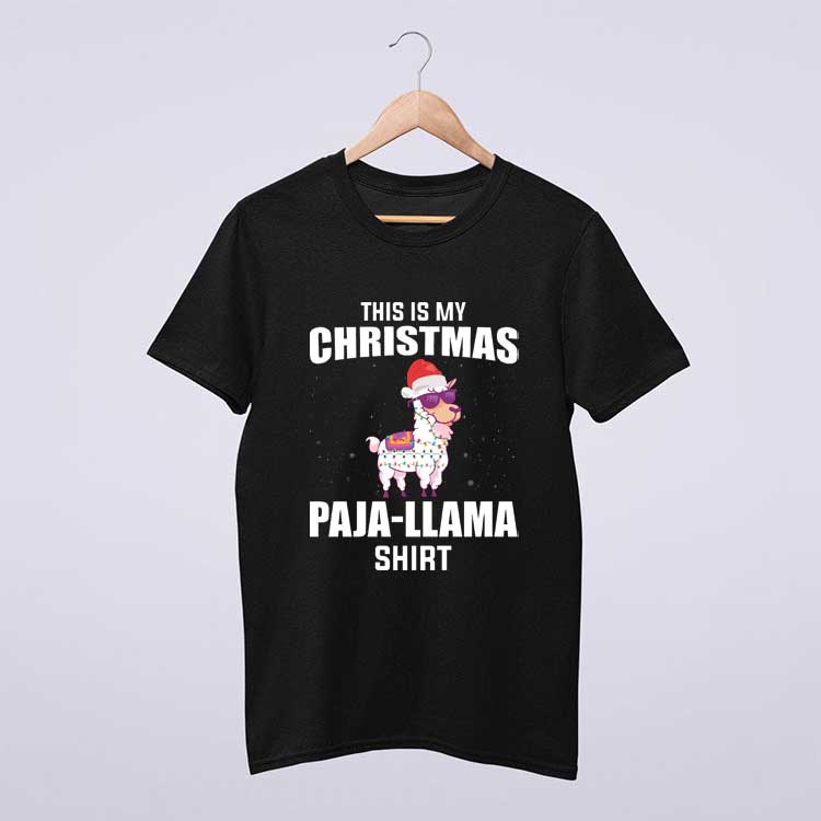 Christmas Funny Xmas Llama Paja Llama Lover T Shirt