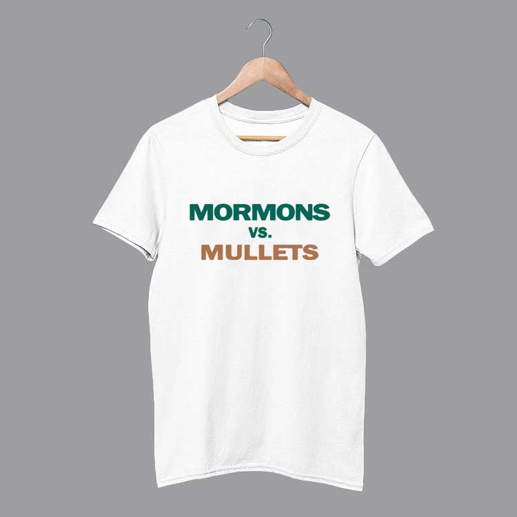 Mormons Vs Mullets T Shirt