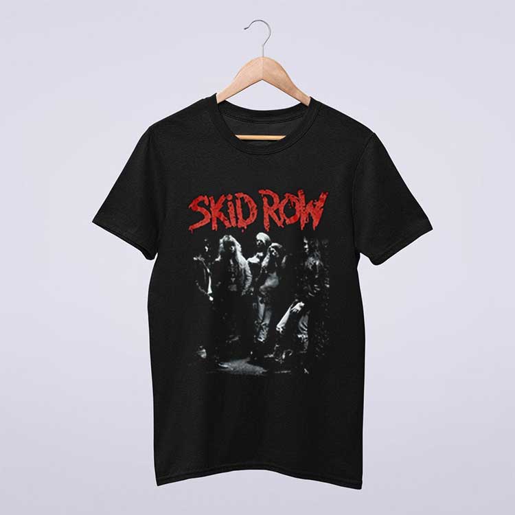 Skid Row Band Glam Hard Rock Skidrow Alice Cooper T Shirt