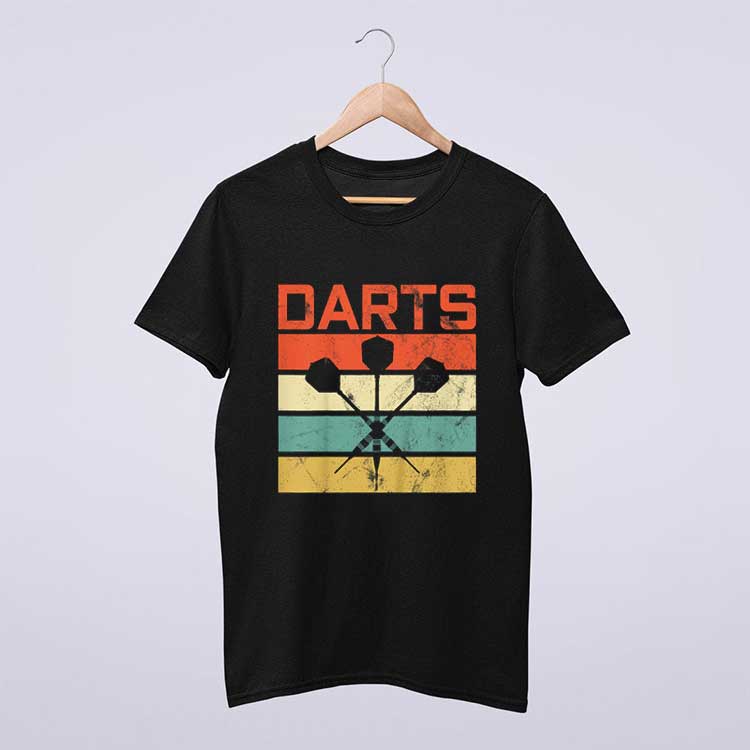 Vintage Darts Shirt Dart Board Sports Bar T Shirt