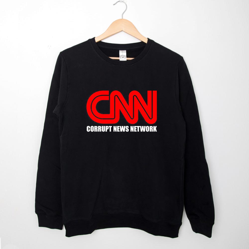 Sweatshirt CNN Corrupt News Network 
