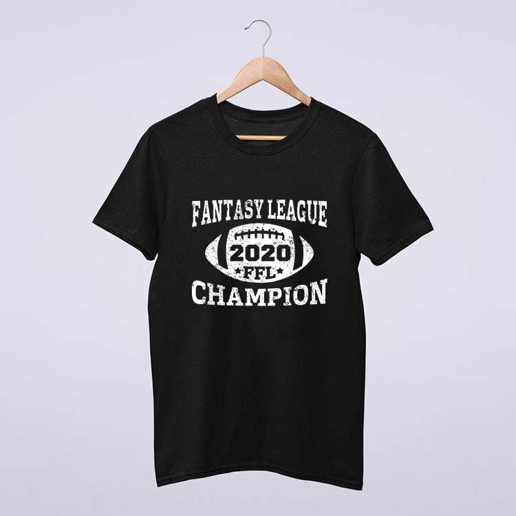 Fantasy League Champion FFL Football 2020 Winner T Shirt
