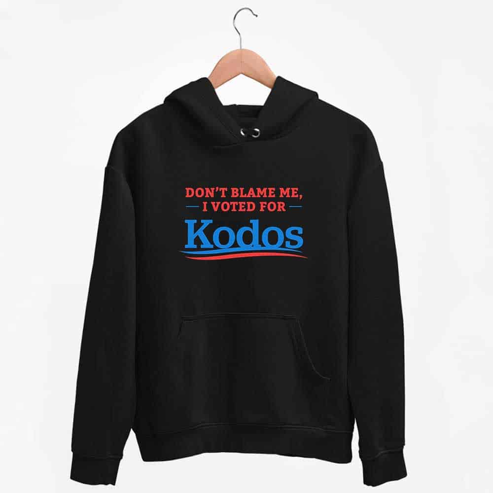 Hoodie Don't Blame Me I Voted For Kodos