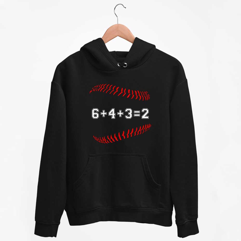 Hoodie Baseball 6 4 3 2 Shirt Baseball Double Play