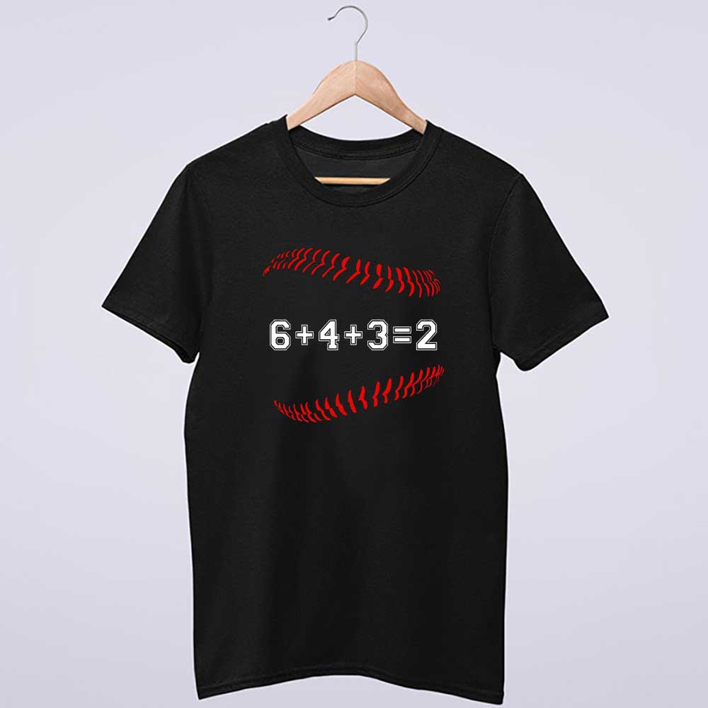 Baseball 6 4 3 2 Shirt Baseball Double Play T-Shirt