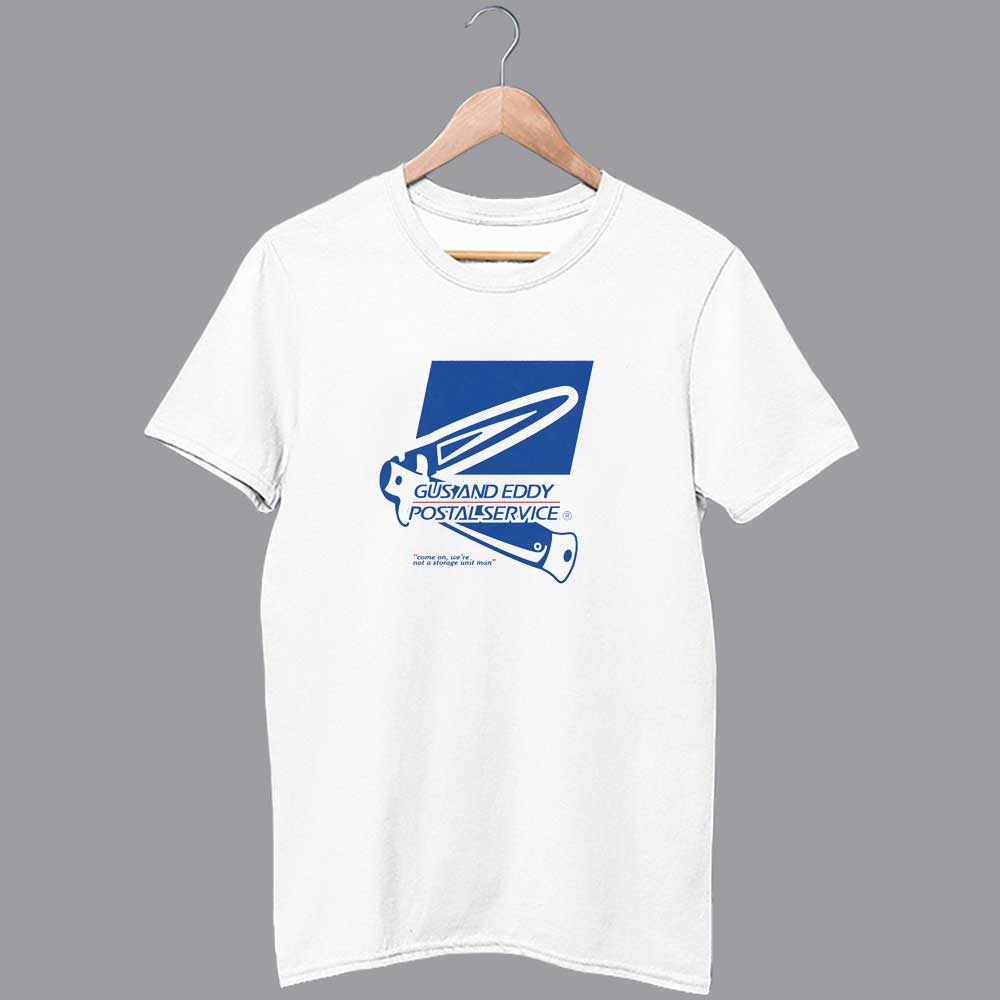 Gus and Eddy Merch Podcast Postal Service Shirt