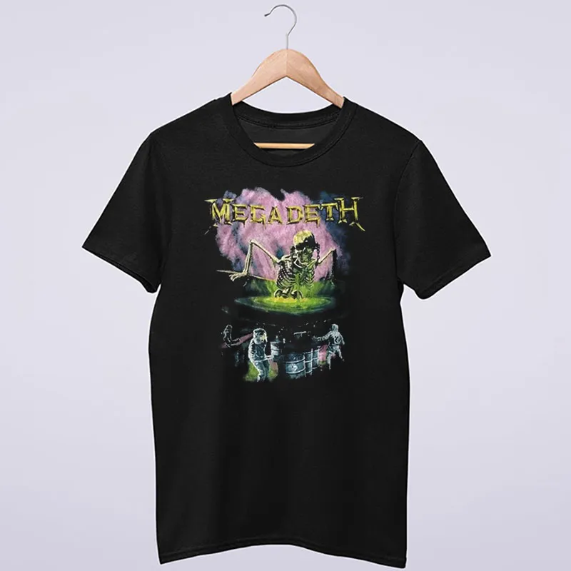 90s Rare Vintage Megadeth Rust In Peace Shirt