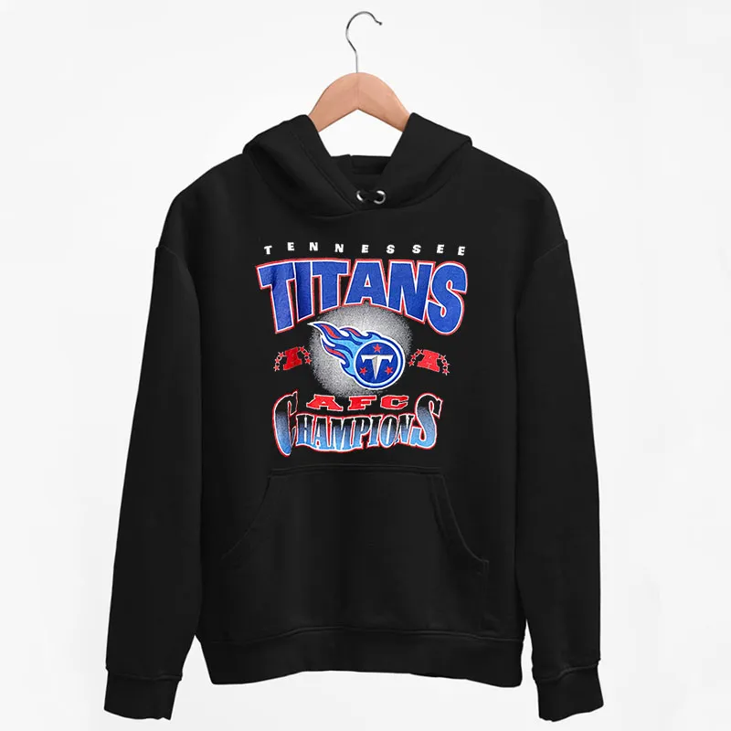 Black Hoodie 90s Tennessee Vintage Titans Sweatshirt