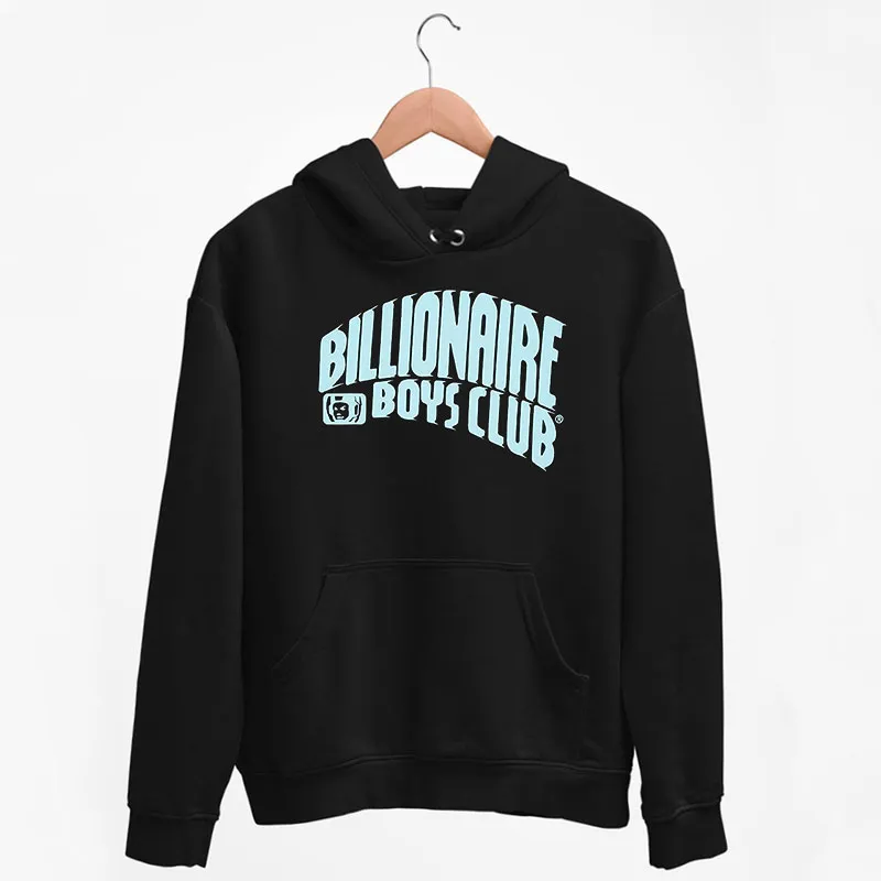 Black Hoodie Billionaire Boys Club Straight Logo Bbc Tshirt