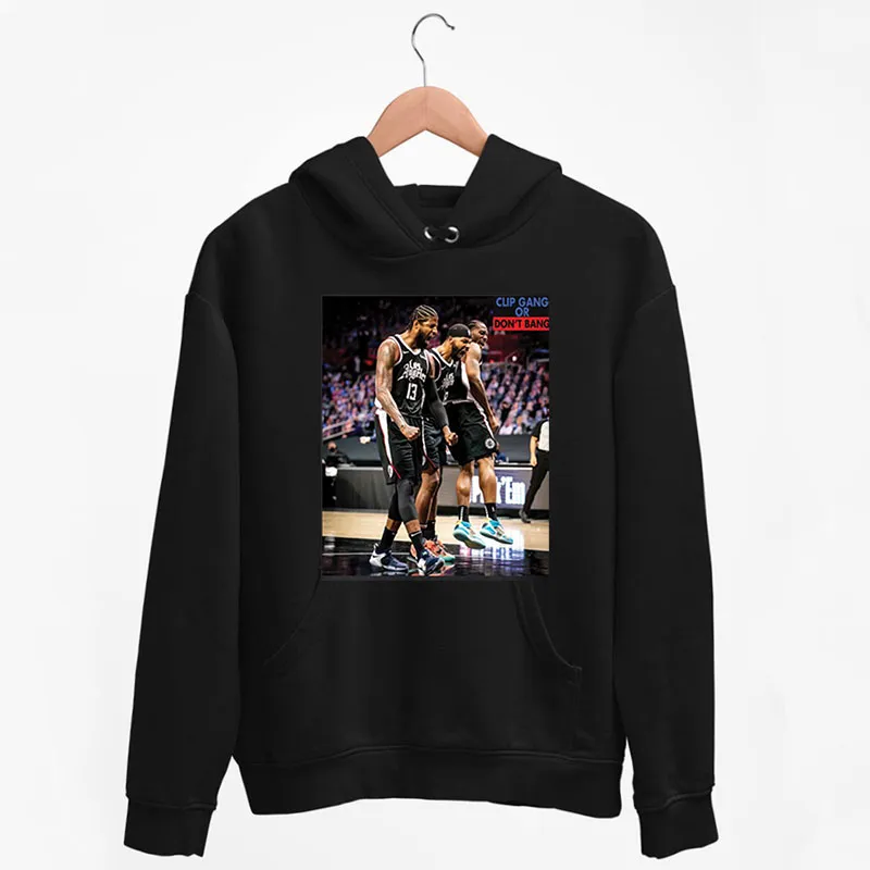 Black Hoodie La Clippers Kawhi Leonard Clip Gang Shirt