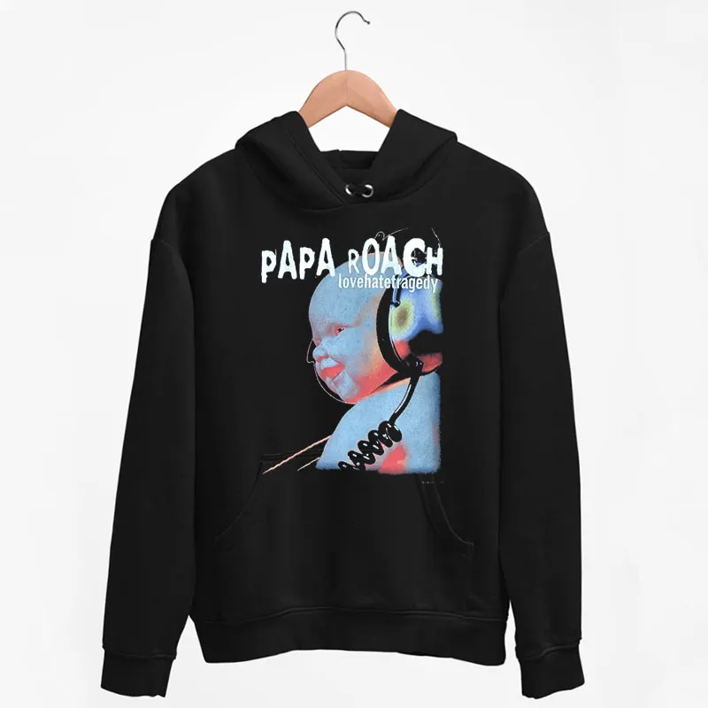 Black Hoodie Lovehatetragedy Album Papa Roach Shirt