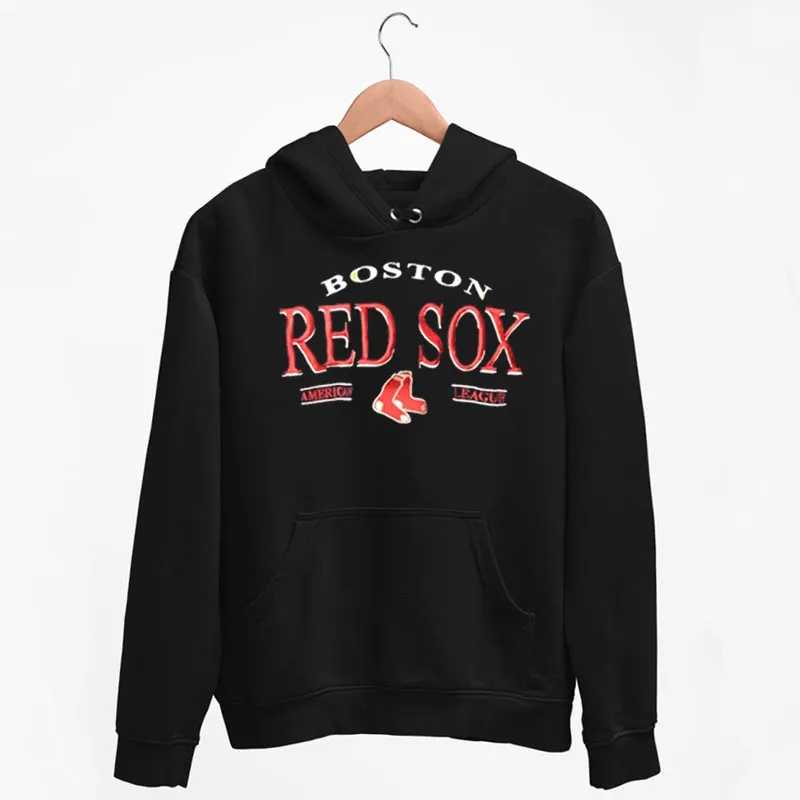 Black Hoodie Red Sox Vintage Boston Sweatshirt