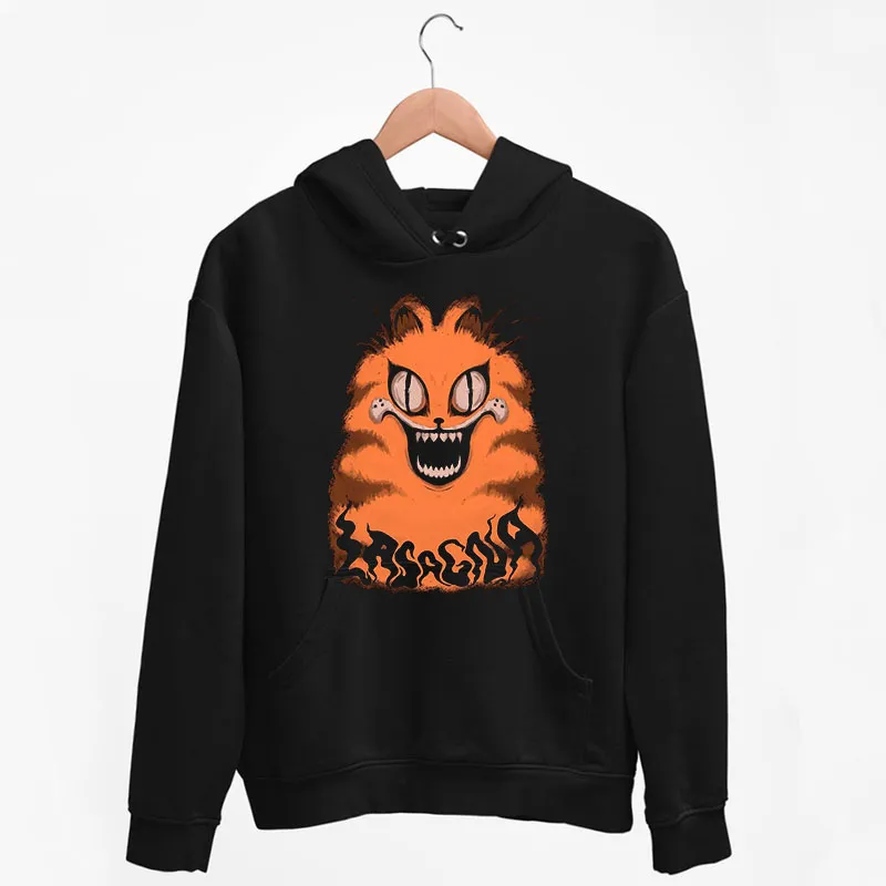 Black Hoodie The Lasagna Hausu Garfield Shirt