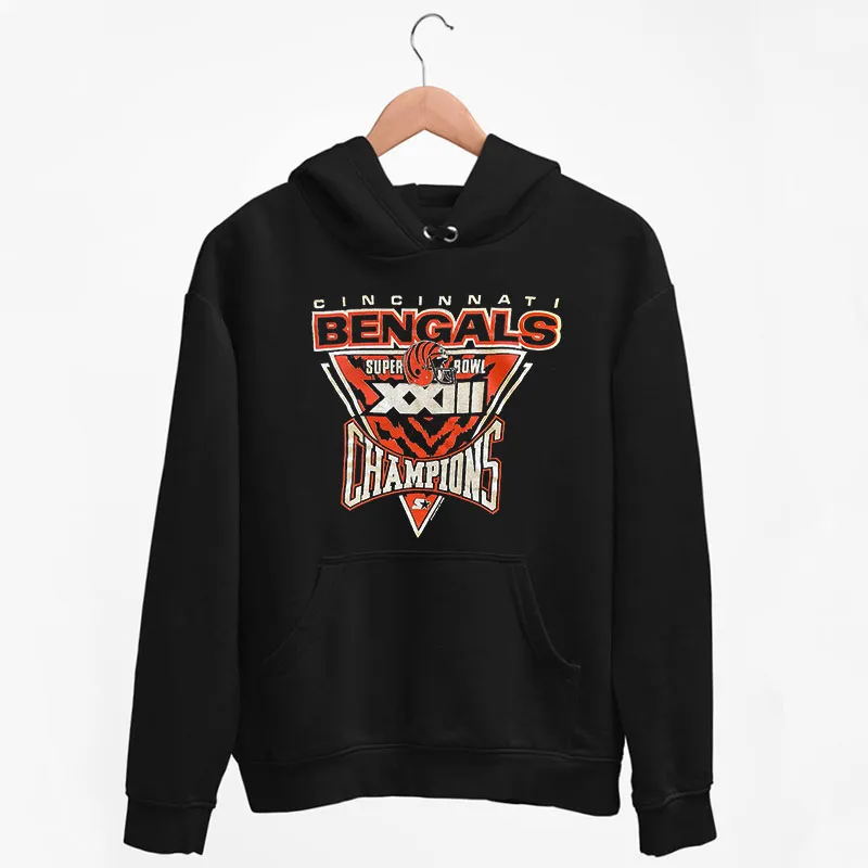 Black Hoodie Vintage 1989 Super Bowl Cincinnati Bengals Shirts