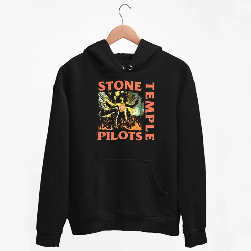 Black Hoodie Vintage 1992 Stone Temple Pilots Shirt