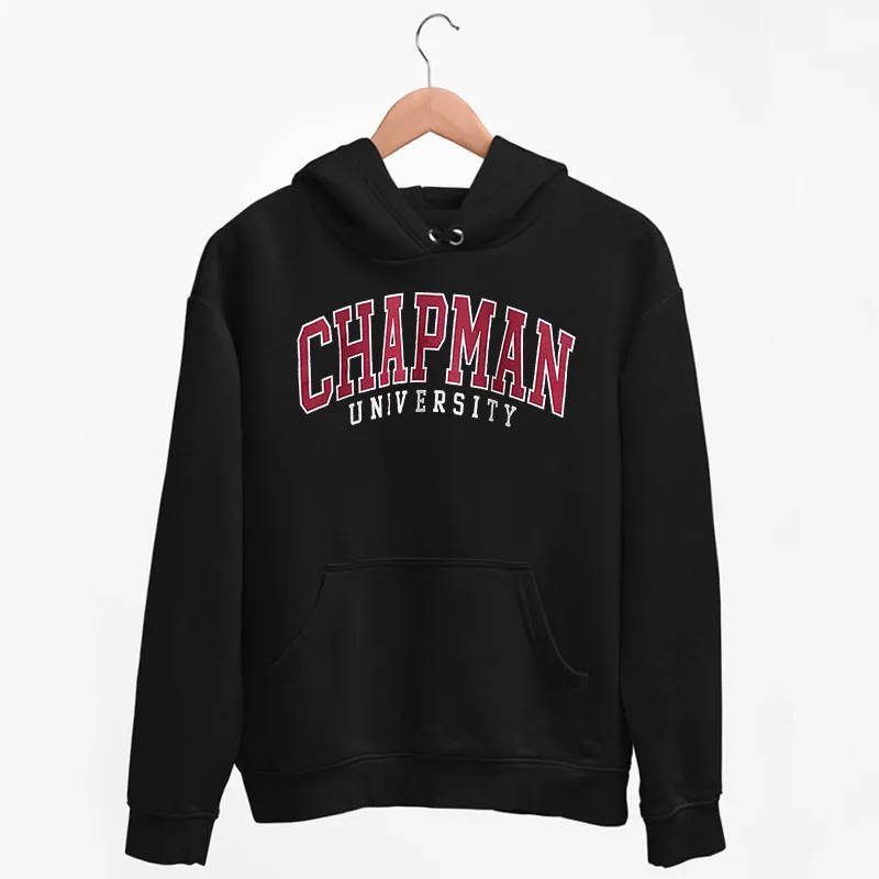 Black Hoodie Vintage 90s Chapman University Sweatshirt