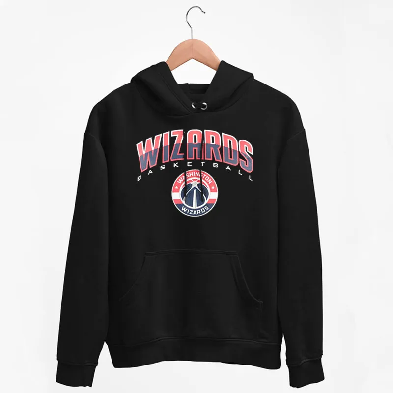 Black Hoodie Vintage 90s Washington Wizards Sweatshirt
