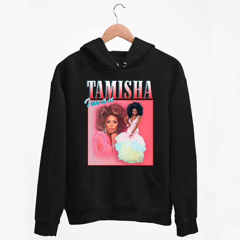 Black Hoodie Vintage Bootleg Tamisha Iman Merch Shirt