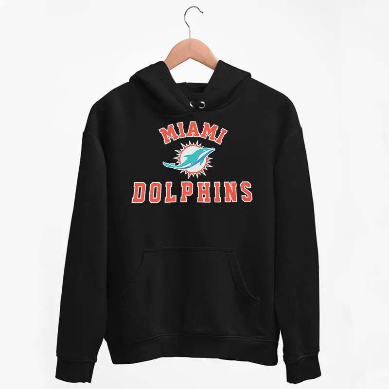 Black Hoodie Vintage Miami Dolphins Shirt