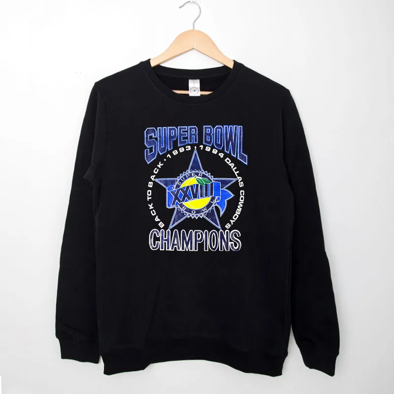 Black Sweatshirt 90s Vintage Dallas Cowboys Shirt