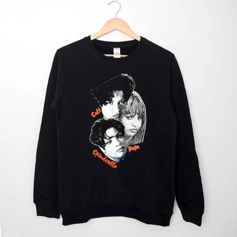 Black Sweatshirt Vintage 1994 Hip Hop Spinderalla Salt N Pepa Shirt