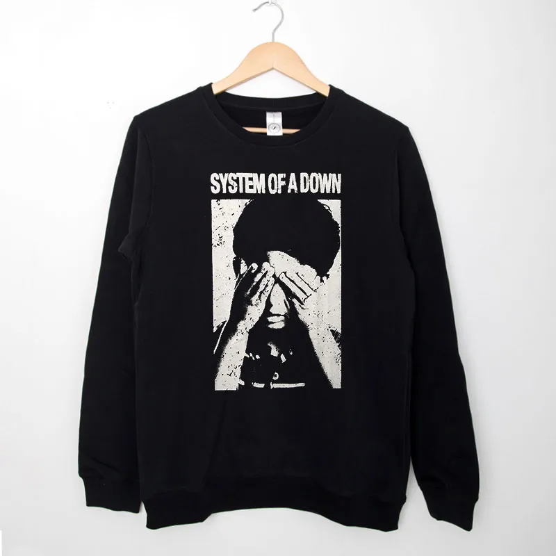 Black Sweatshirt Vintage 90s System Of A Down Shirt