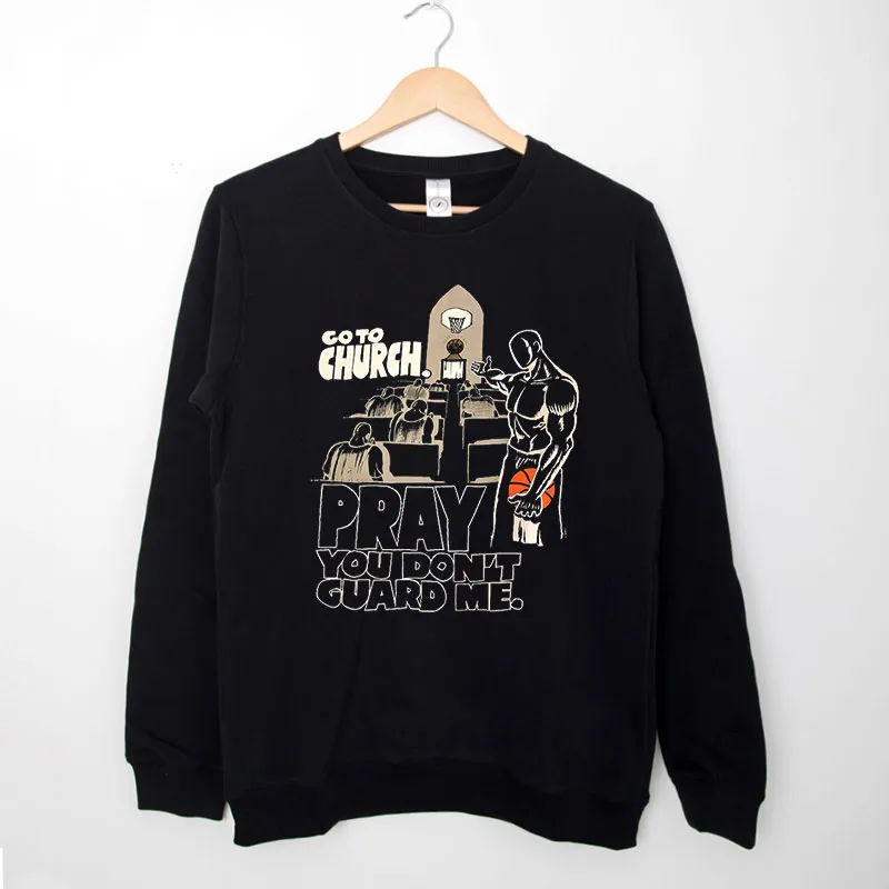Black Sweatshirt Vintage 90s And1 Go To Church Shirt
