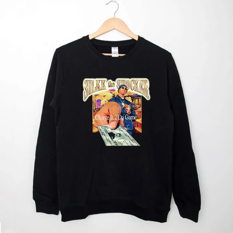 Black Sweatshirt Vintage Bootleg 90s Silkk The Shocker Shirt