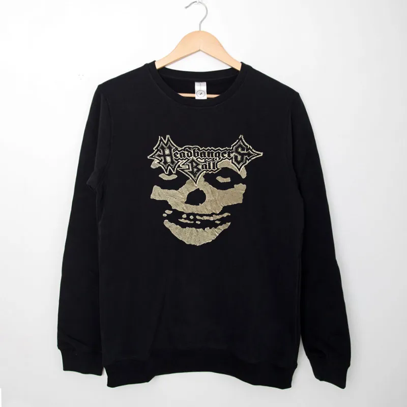 Black Sweatshirt Vintage Inspired Headbangers Ball T Shirt