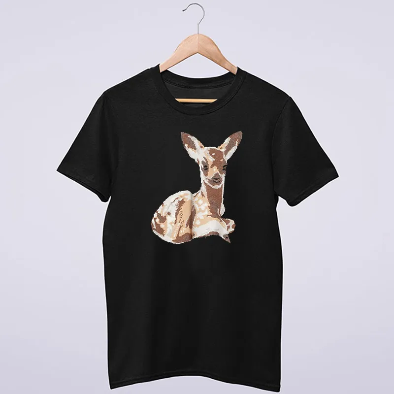 Black T Shirt Ariana Grande Sweatshirt Outfit Deer Printed Pullover