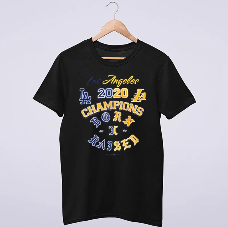 Black T Shirt Los Angeles Champions Born X Raised Dodgers Hoodie