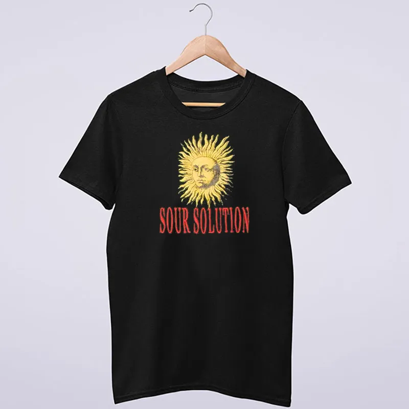 Black T Shirt Sun Sour Solution Hoodie