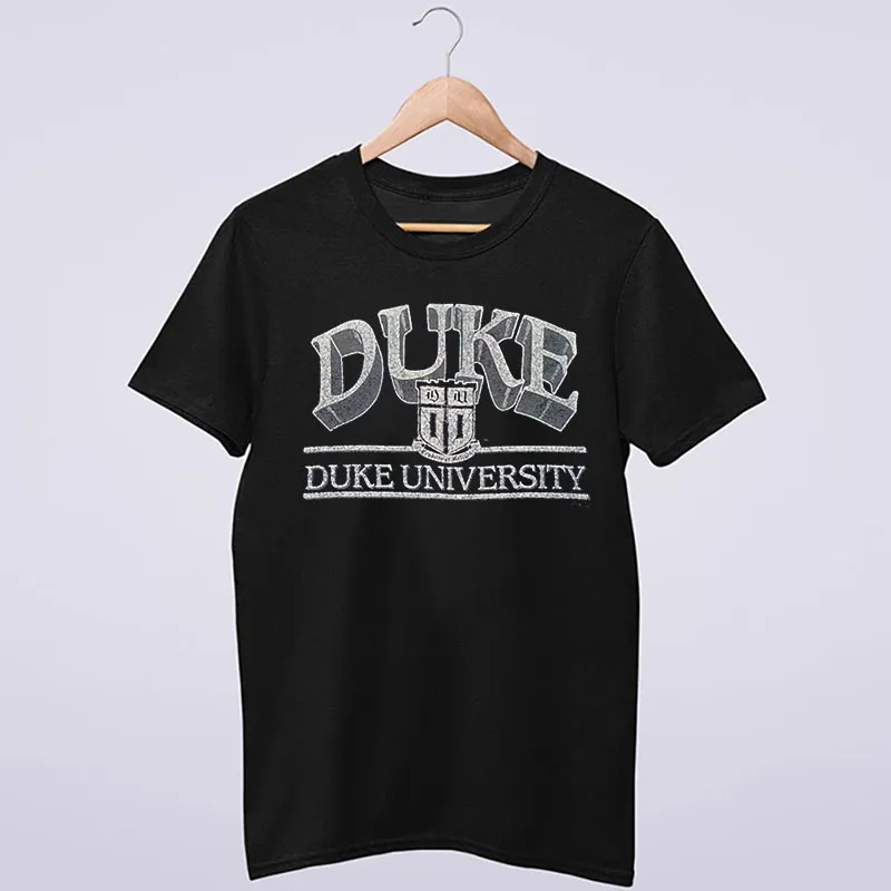 Black T Shirt Vintage 90s Duke Reverse Weave Sweatshirt