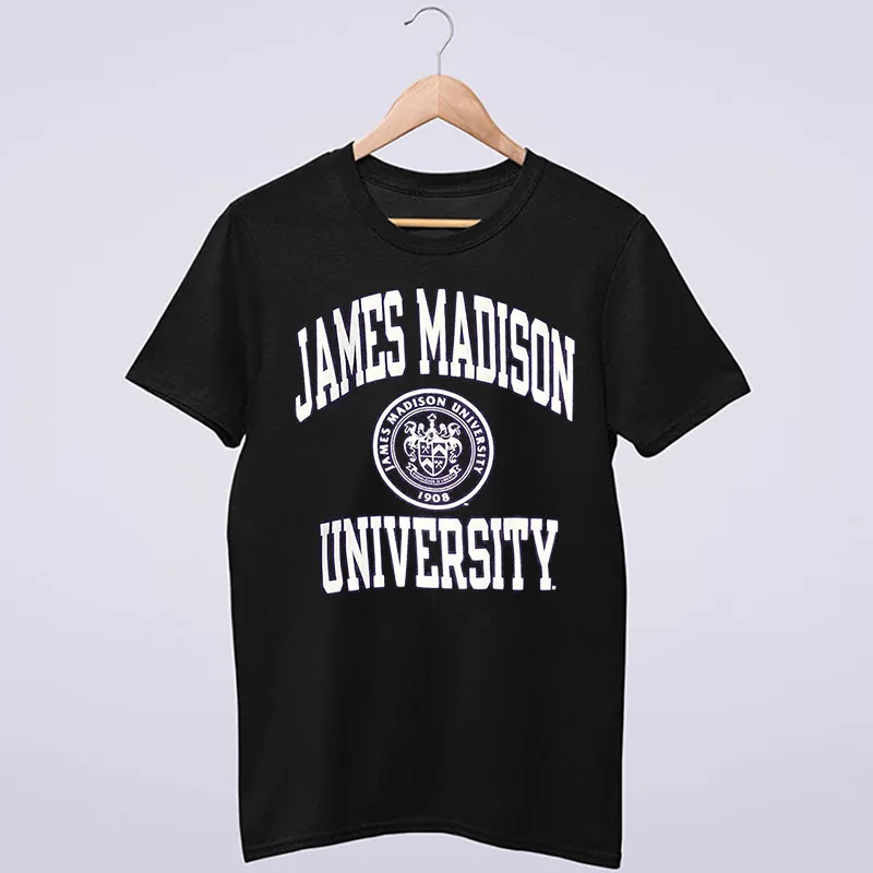 Black T Shirt Vintage 90s James Madison University Sweatshirt