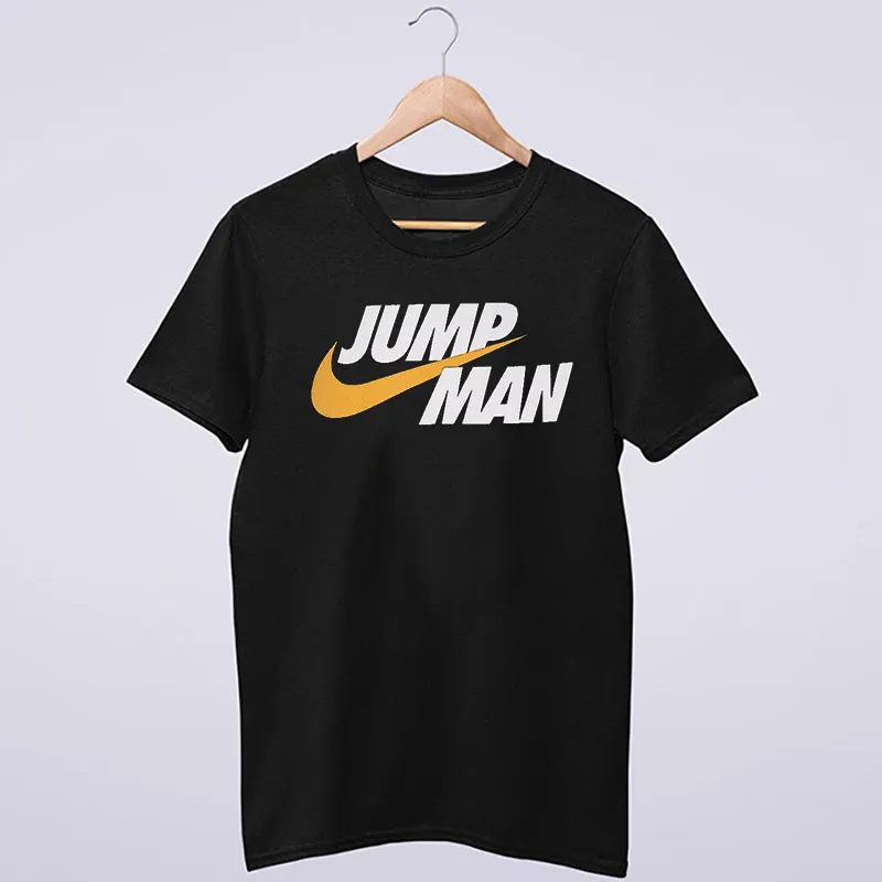 Black T Shirt Vintage Inspired Jumpman Sweatshirt