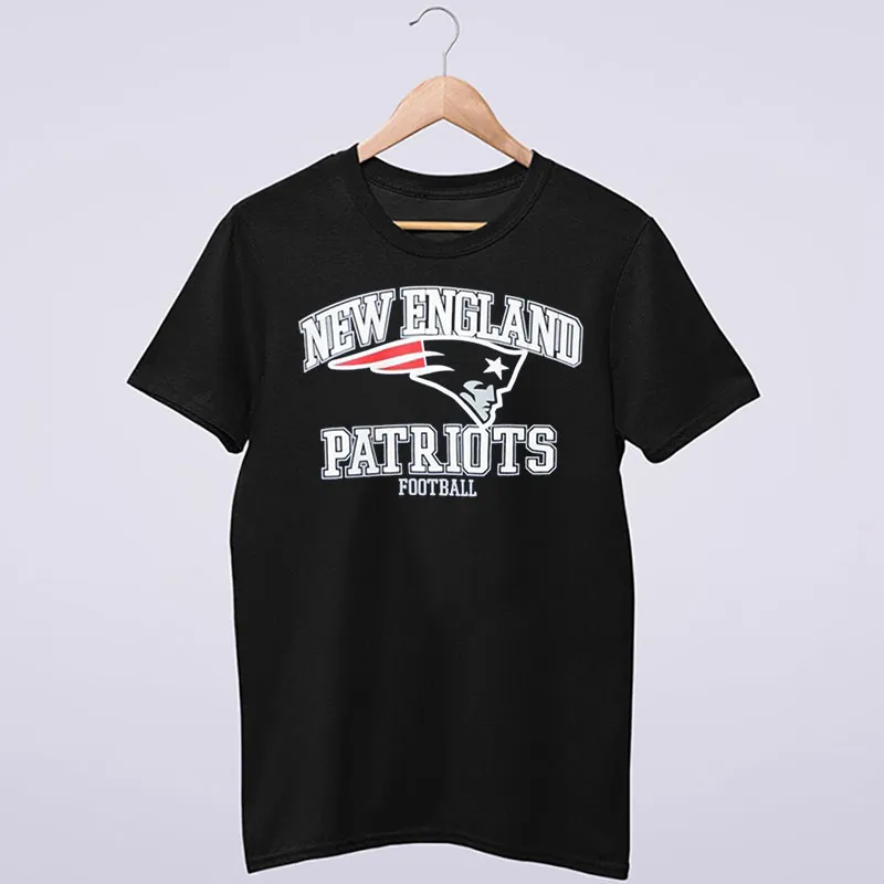 Black T Shirt Vintage Nfl New England Patriots Crew Neck Sweatshirt