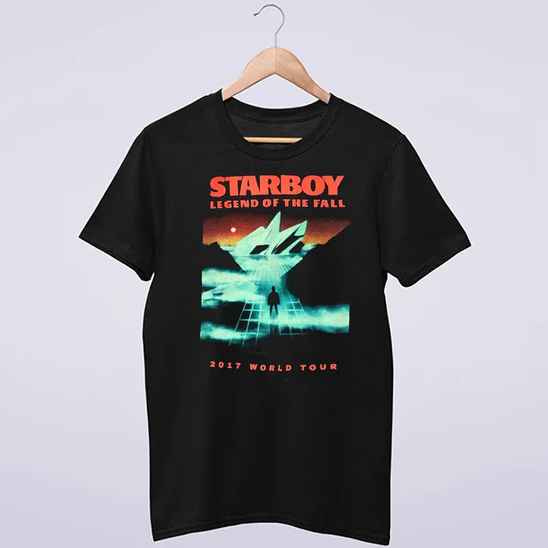 Black T Shirt Vintage The Weeknd Starboy Hoodie