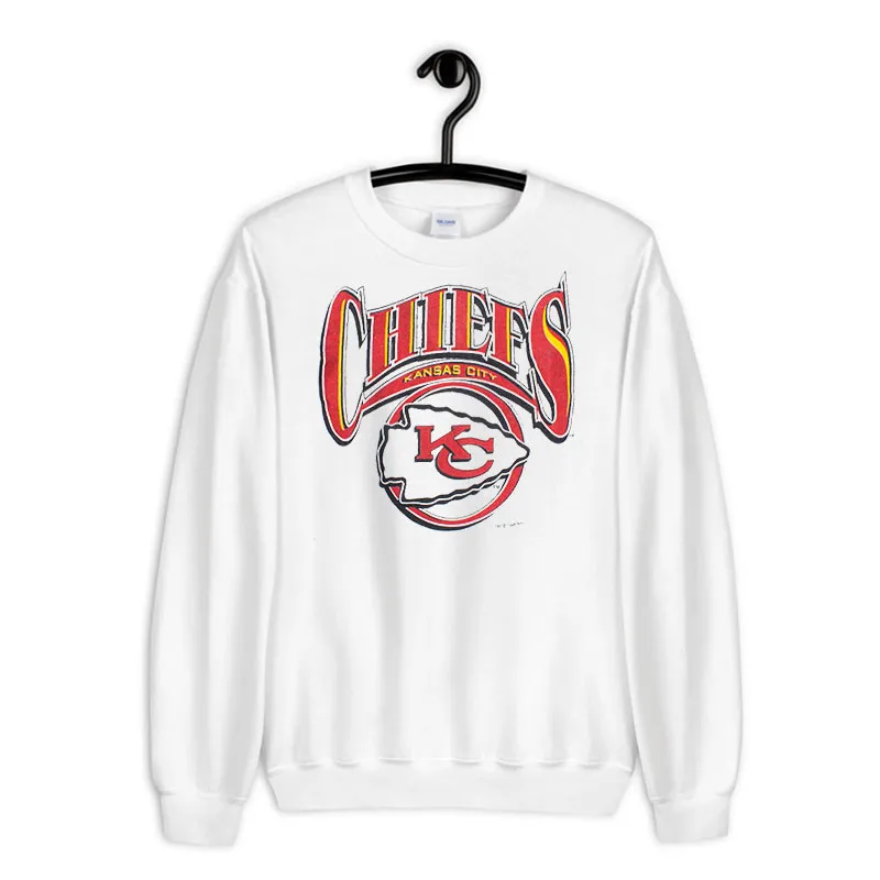 Chiefs Crewneck Sweatshirt Vintage 90s Kansas City