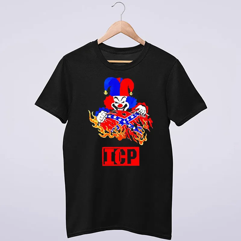 Insane Clown Posse Rebel Flag Icp Shirt With Back