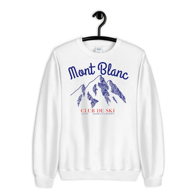 Ski Club Aspen Snow Camping Montblanc Sweatshirt