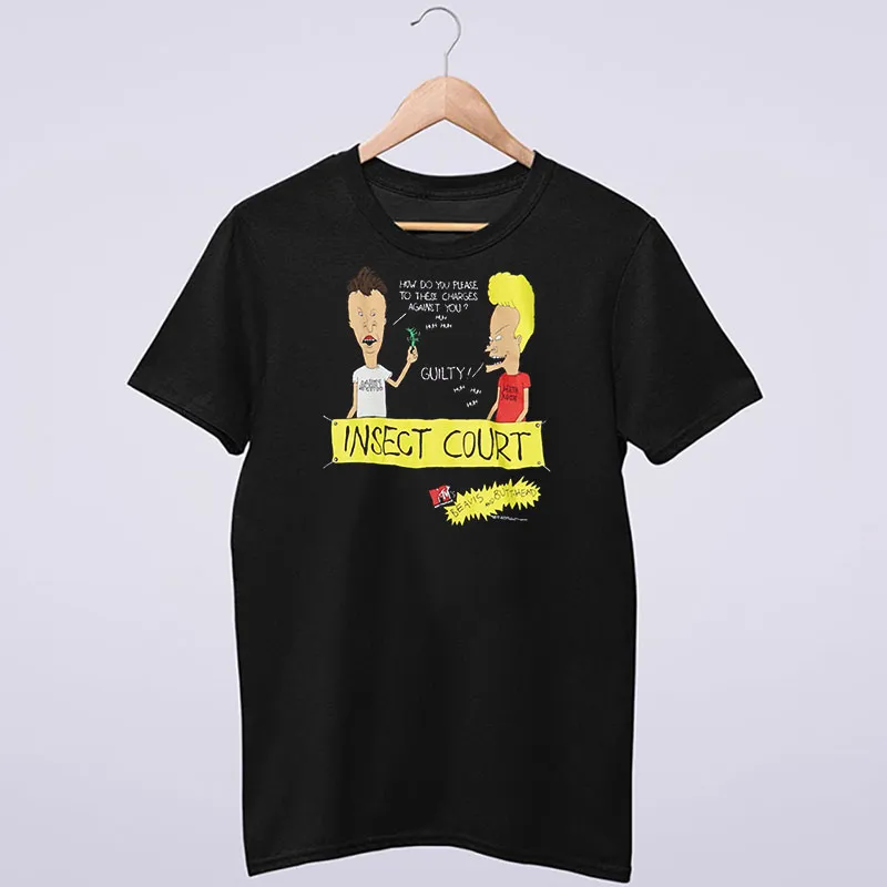 Vintage 1993 Insect Court Beavis And Butthead T Shirt