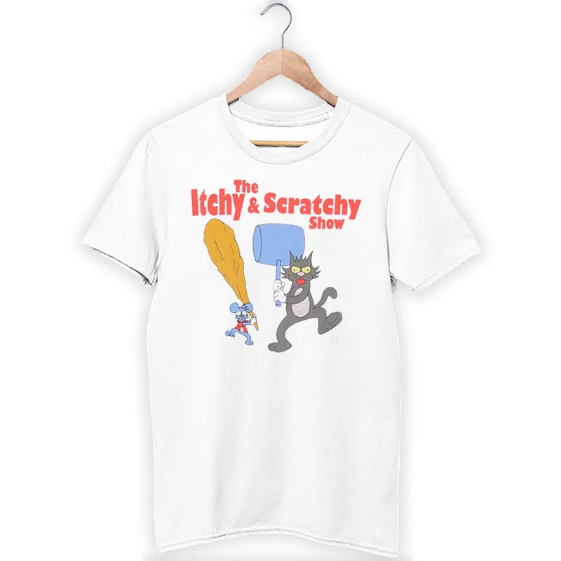 Vintage 1999 Itchy And Scratchy T Shirt