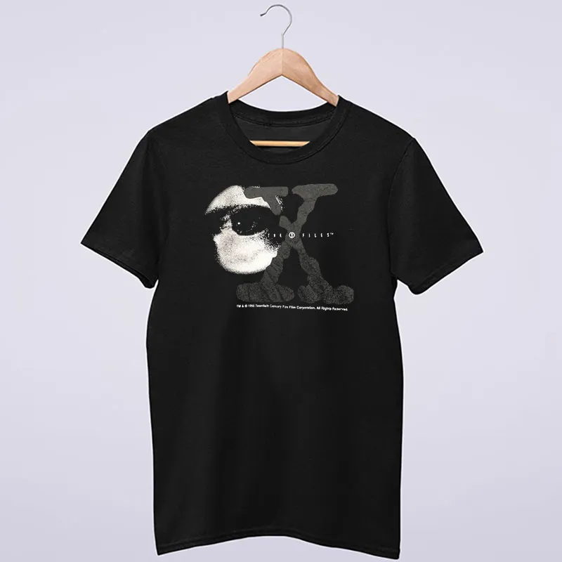 Vintage 90s Movie Alien Eye Mulder And Scully Reflect X Files Shirt