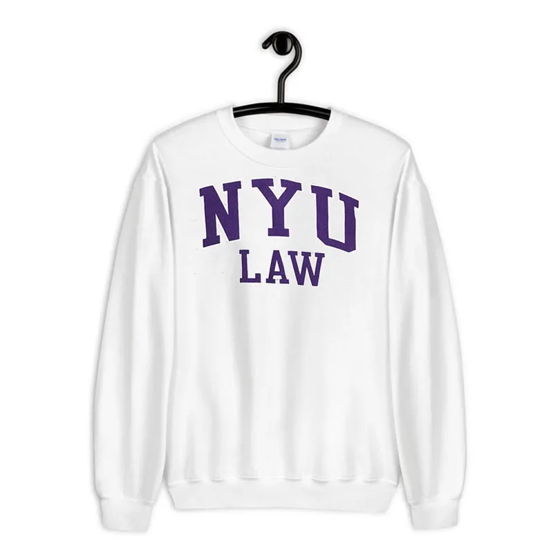 Vintage College Nyu Law Sweatshirt