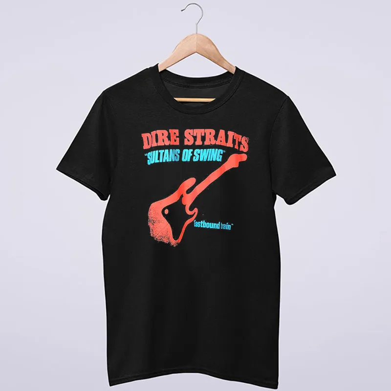 Vintage Guitars Sultans Of Swing Dire Straits T Shirt