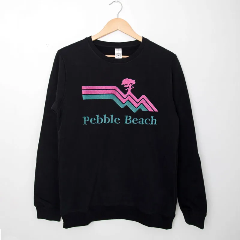 Vintage Inspired Printed Pebble Beach Sweatshirt