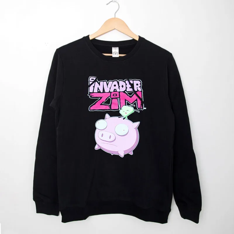 Vintage Riding Piggy Doom Invader Zim Sweatshirt